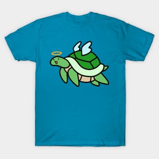 Green Angel Turtle T-Shirt